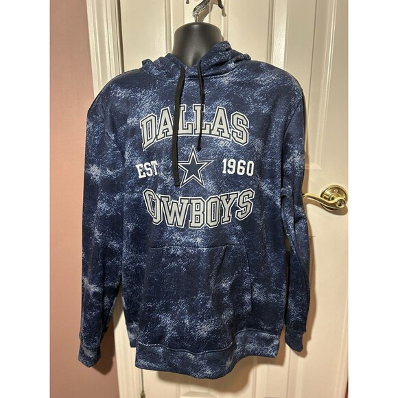 NFL Team Apparel Dallas Cowboys Hoodie Mens Size Large Sweatshirt - Picture 1 of 7